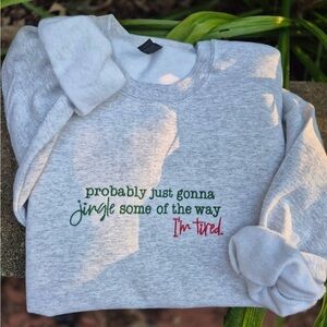 Gray Kids Sweatshirt with Fun Print